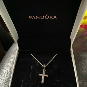 HALF OFF TODAY ONLY Pandora necklace + pendent